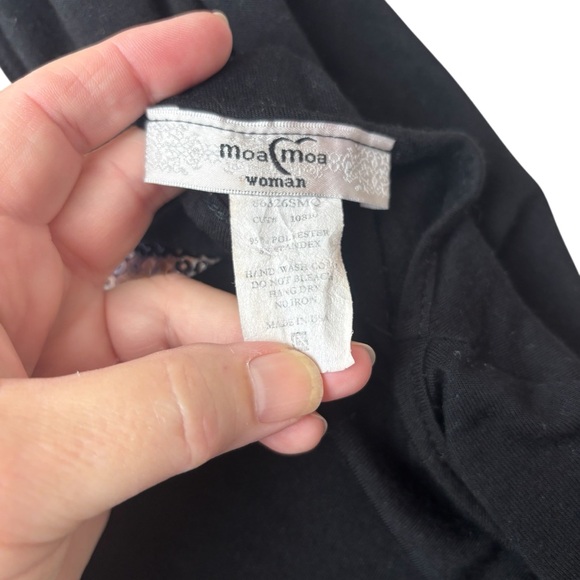 Moa Moa Woman sequin top, size 1X, vintage, party, holiday, dressy, colorful - Picture 6 of 7